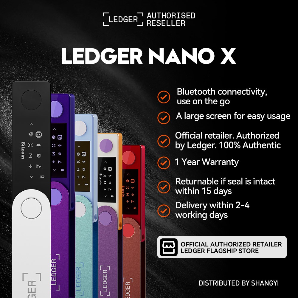 Ledger Nano X (Amethyst Purple) - Secure and Manage Your Crypto & NFTs  on-The-go with Our Bluetooth®-Enabled Hardware Wallet