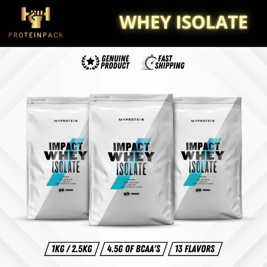MyProtein Impact Whey ISOLATE Various sizes and Flavours [Add on