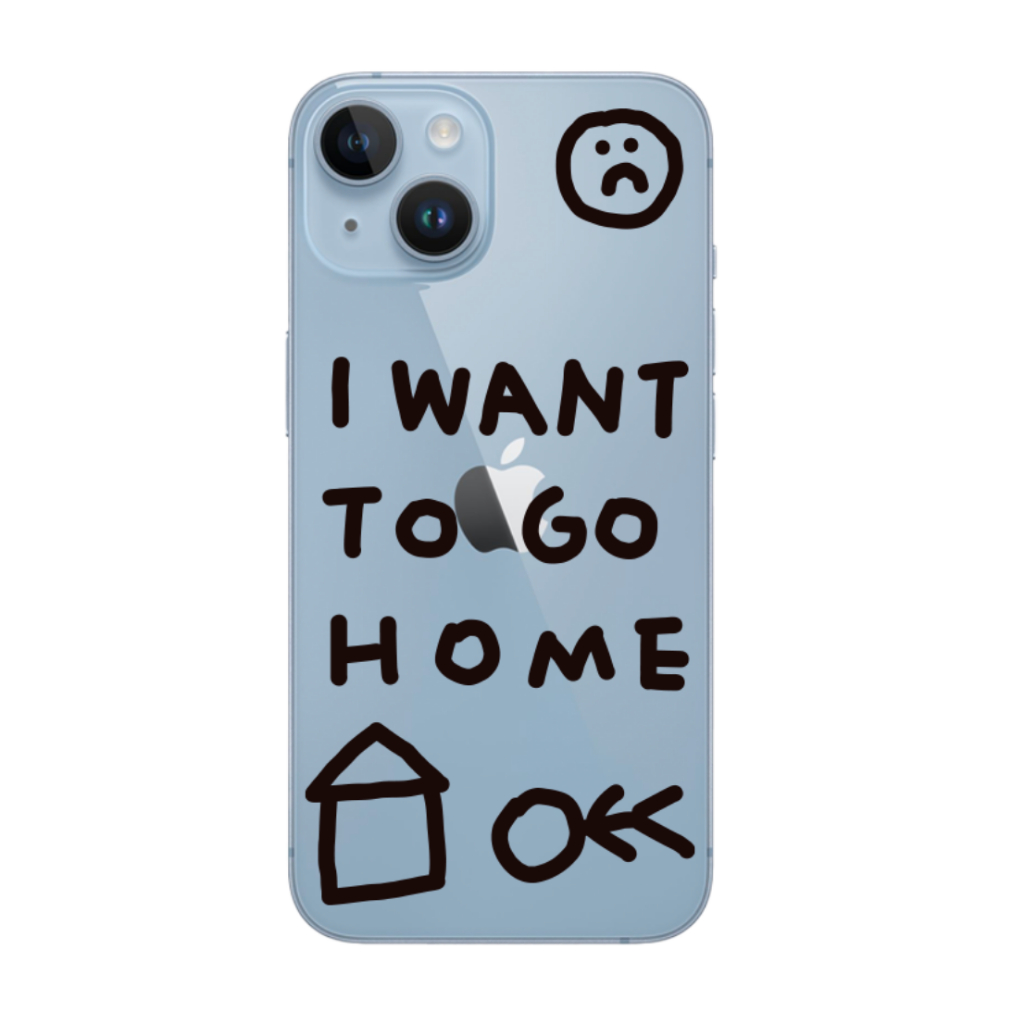 GARCONTIMIDE] Sohee Han's Pick I WANT TO GO HOME Clear Case ㅣ