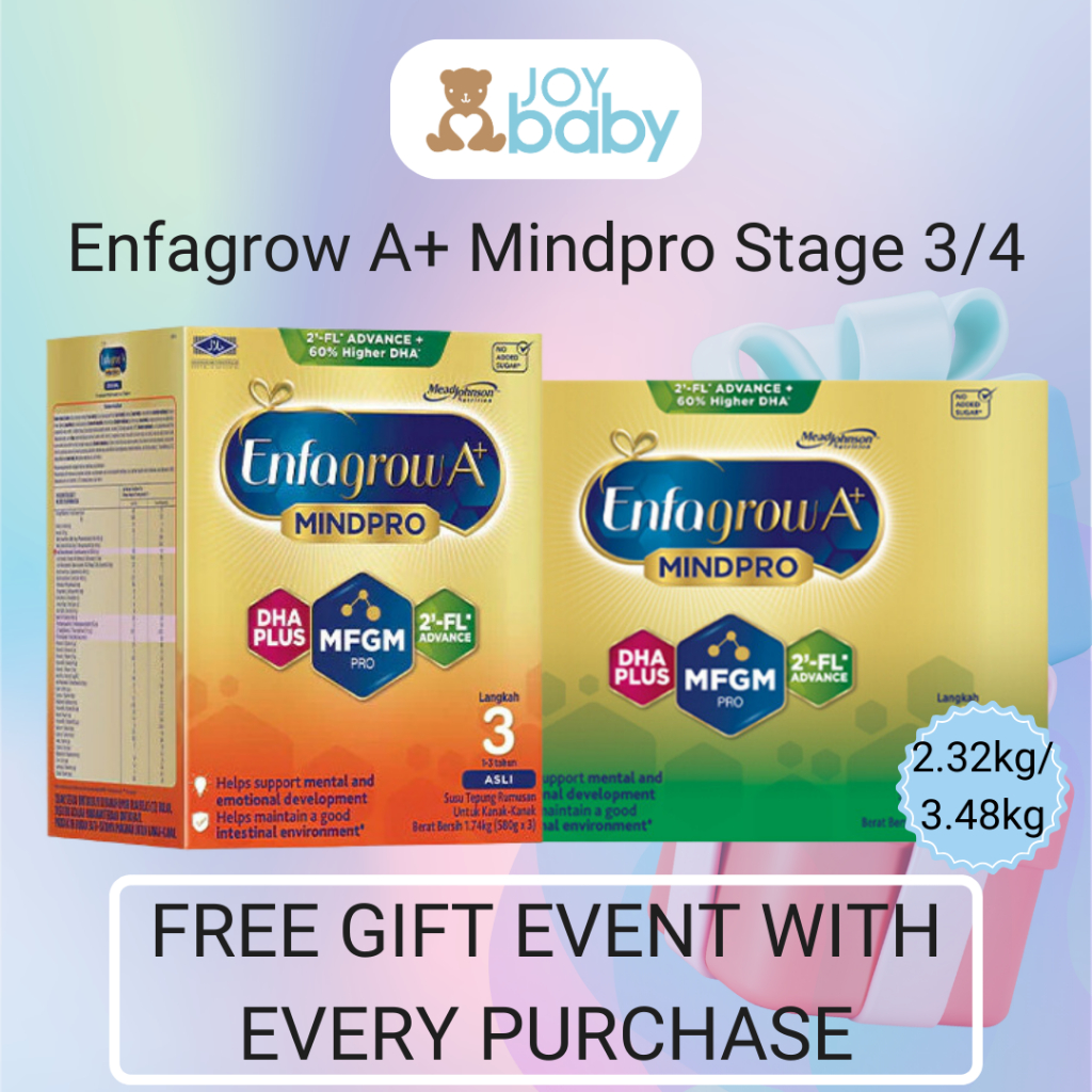 Enfagrow A+ Mindpro Milk Formula (Stage 3/ Stage 4)(2.32/3.48kg) FG ...