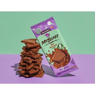 Mr Beast Feastables Chocolate Bars,Original, Almond & Quinoa