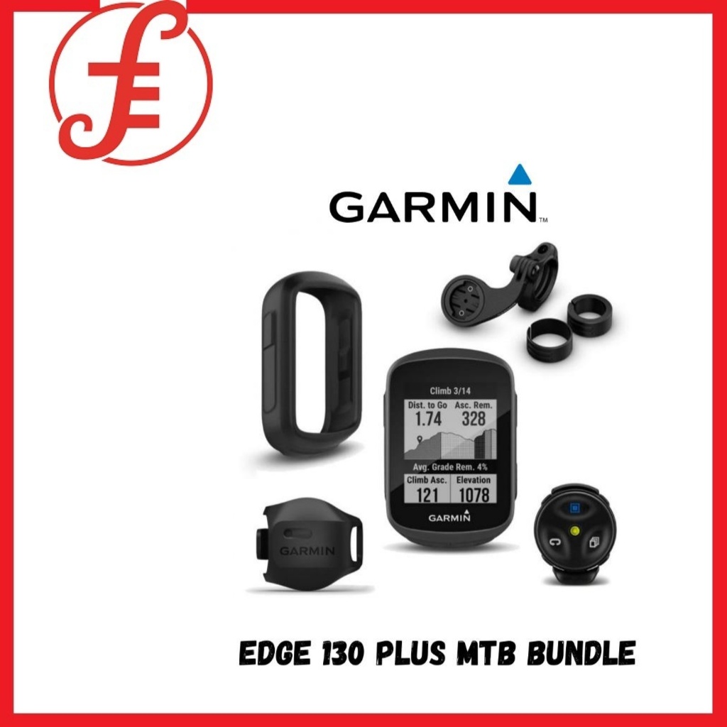 Garmin Edge 130 Plus GPS BUNDLE MTB Cycling Computer for Bicycle and Cycling Performance Tracking Shopee Singapore