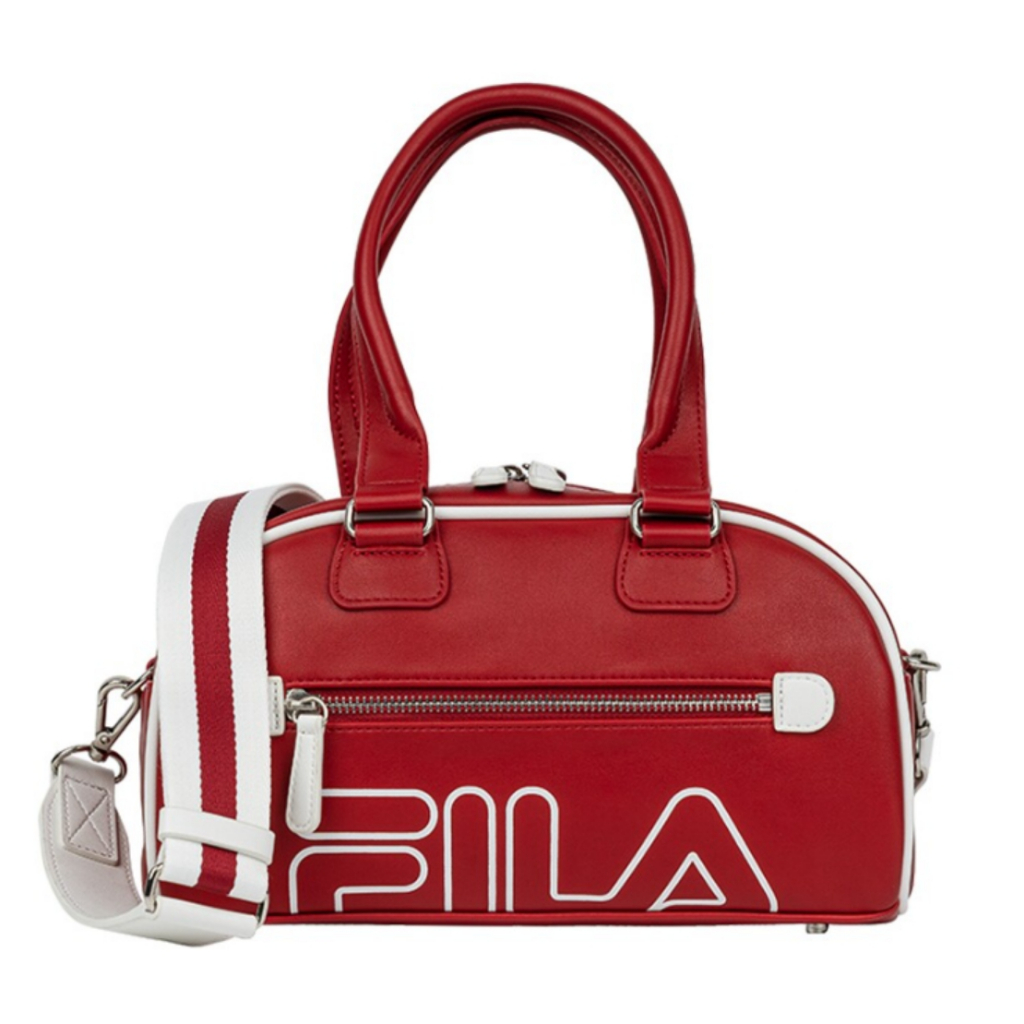 FILA Linear PU Bowling Crossbody Bag 23FW