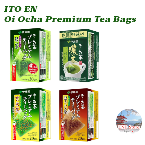 Itoen Green Tea with Roasted Rice and Matcha Tea Bag Oi Ocha 20pcs main image 1