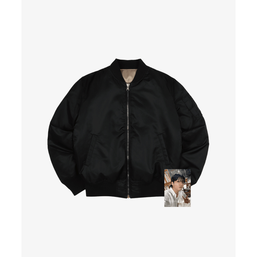 BTS Jung Kook Oversized Bomber Jacket GOLDEN | Shopee Singapore