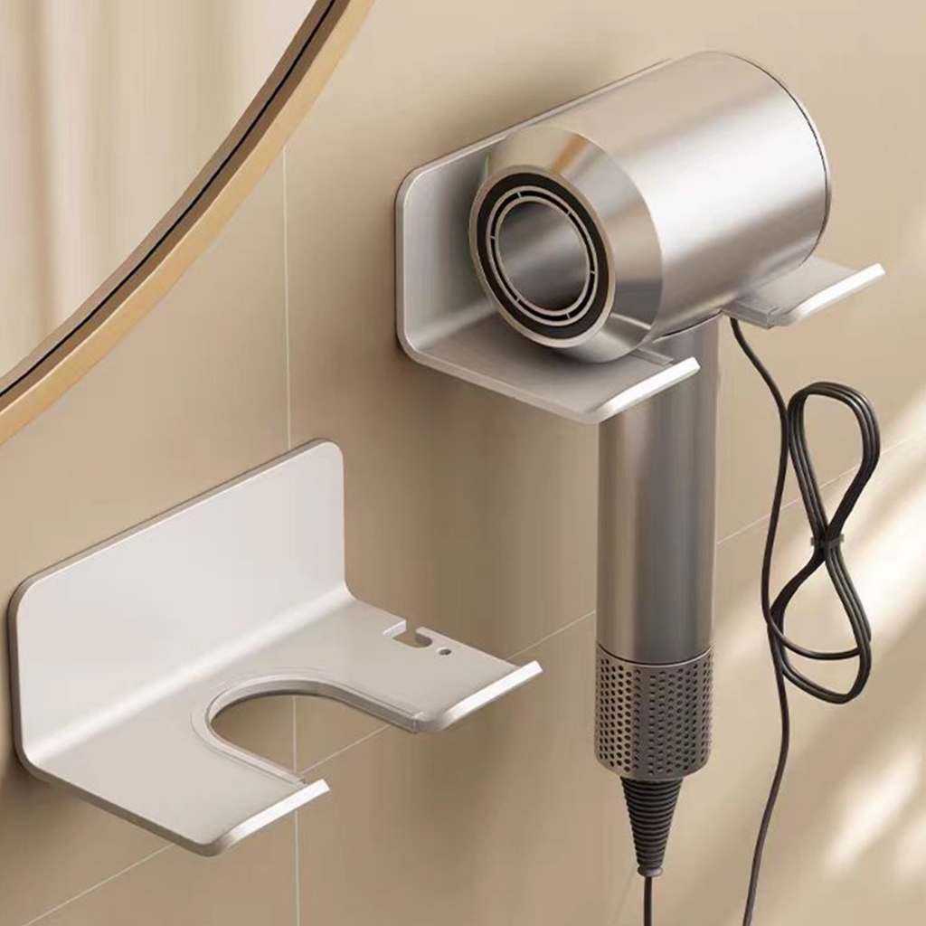 [SG Stock] WallMounted NoDrill Hair Dryer Holder NoPunching