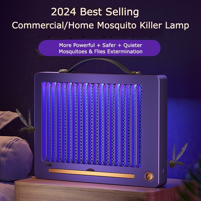 MOSQUITO BREEDING SEASON PROMO: Mosquito Killer Lamp: Lure & Zap! Flat Wall  Hang Design, USB Charging