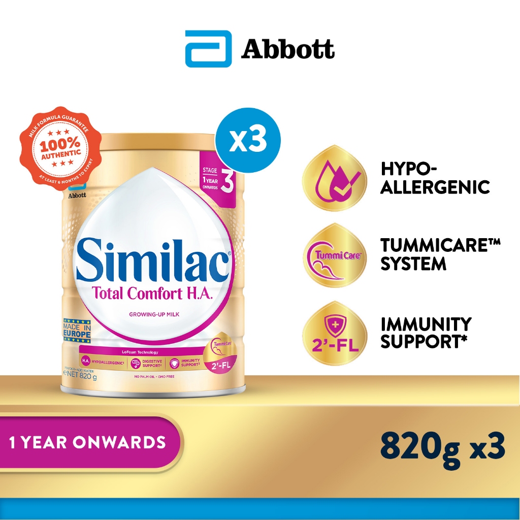 SIMILAC TOTAL COMFORT (0-12 MONTHS) 820G