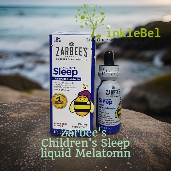 Zarbee's Kids Sleep Supplement Liquid with 1mg Melatonin 30ml exp12/25