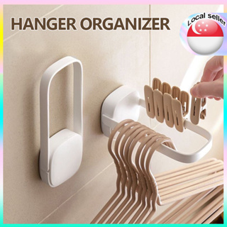 2PCS Space Saving for Hangers, Clothes Hanger Connector Hooks, Space Savers  Bear-Shaped with Triangles for Hangers, Heavy Duty Cascading Hanger Hooks  for Organizer Closet