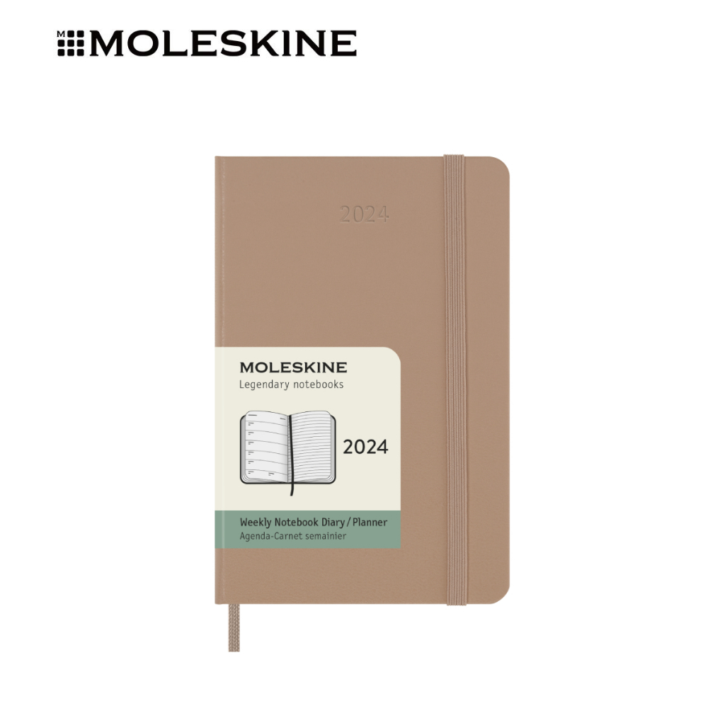 Moleskine 2024 12M Weekly Classic Planner Hard Cover Shopee Singapore