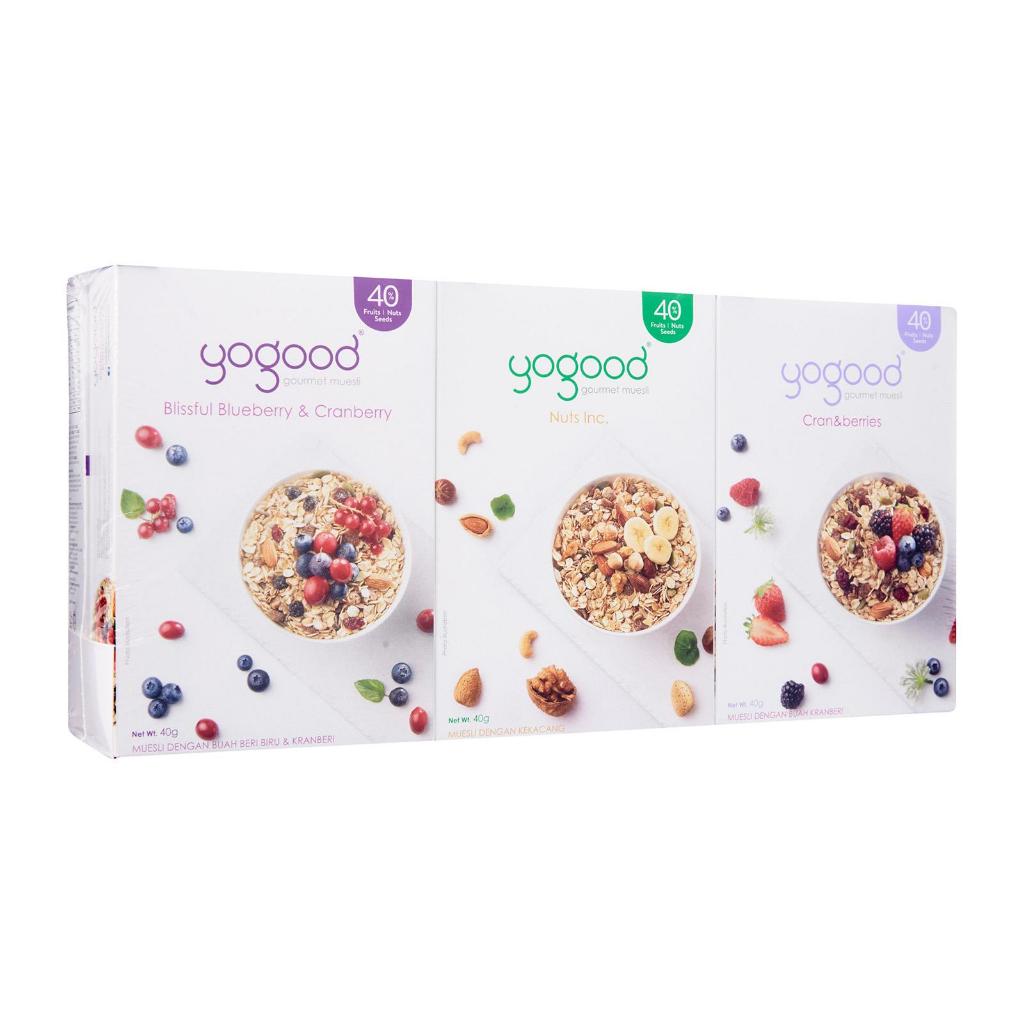 Yogood Gourmet Muesli Variety Pack (6s x 40g) | Shopee Singapore