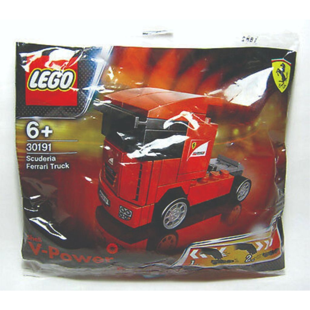 In Stock 2013 LEGO 30191 Scuderia Ferrari Truck Singapore Shell Polybag New Sealed Shopee Singapore