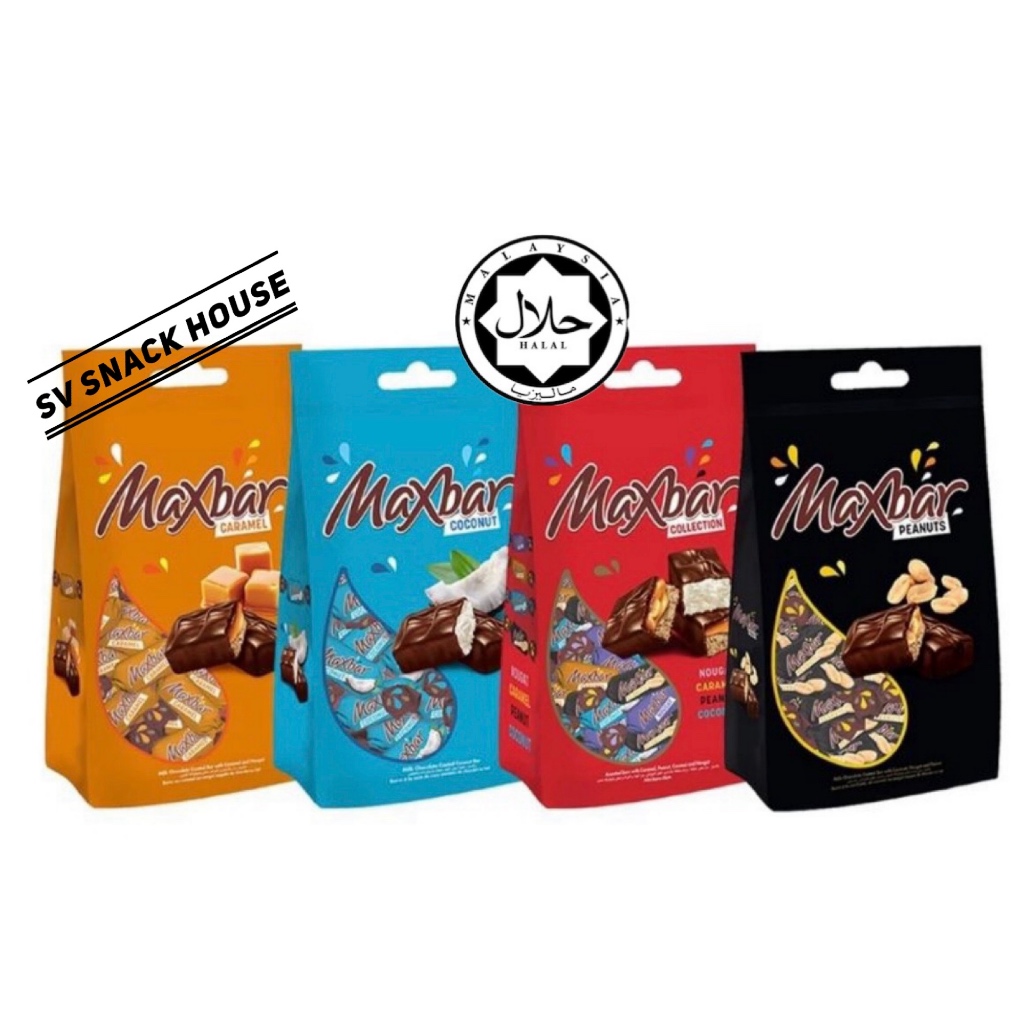 Maxbar Collection/caramel/Coconut/Peanuts(142gr) | Shopee Singapore