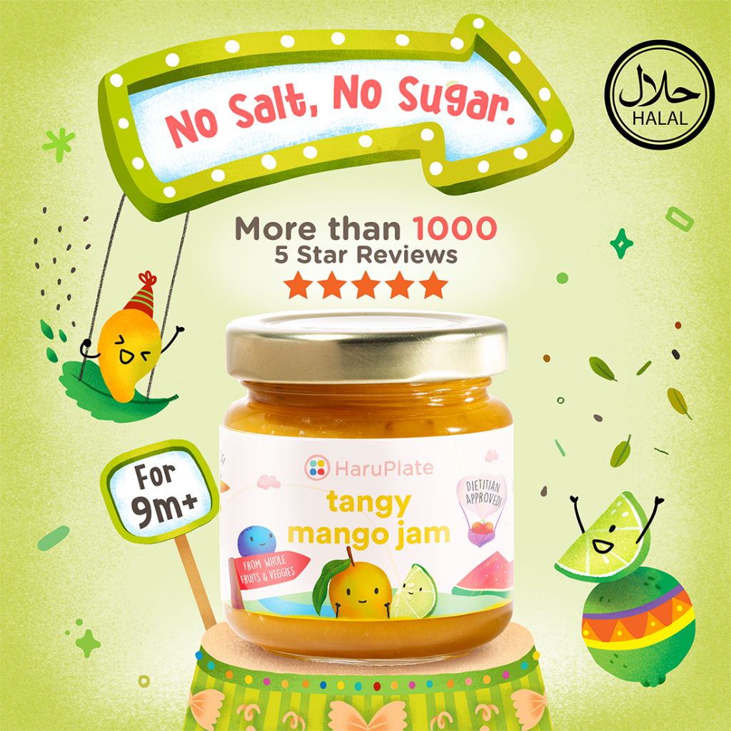 No Sugar All Fruit Jams by HaruPlate Tangy Mango Jam Twin Pack (Halal
