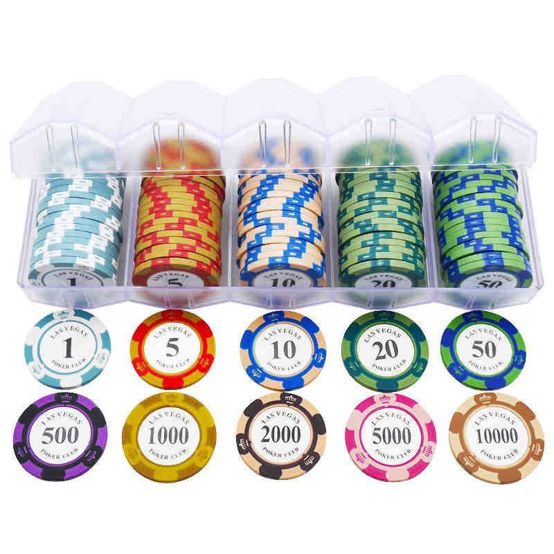 [SG SELLER]【FREE CASE】Poker Chips l Mahjong Chips l Casino Chips l Texas Holdem Chips Shopee
