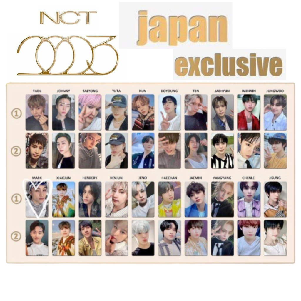 NCT Golden Age THE 4TH ALBUM JAPAN EXCLUSIVE Ver. 1 & 2 OFFICIAL PHOTO CARD
