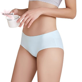 SG Stock】Ice silk Seamless Women Panties Underwear Stretchable Panty High  Waist Panties U01