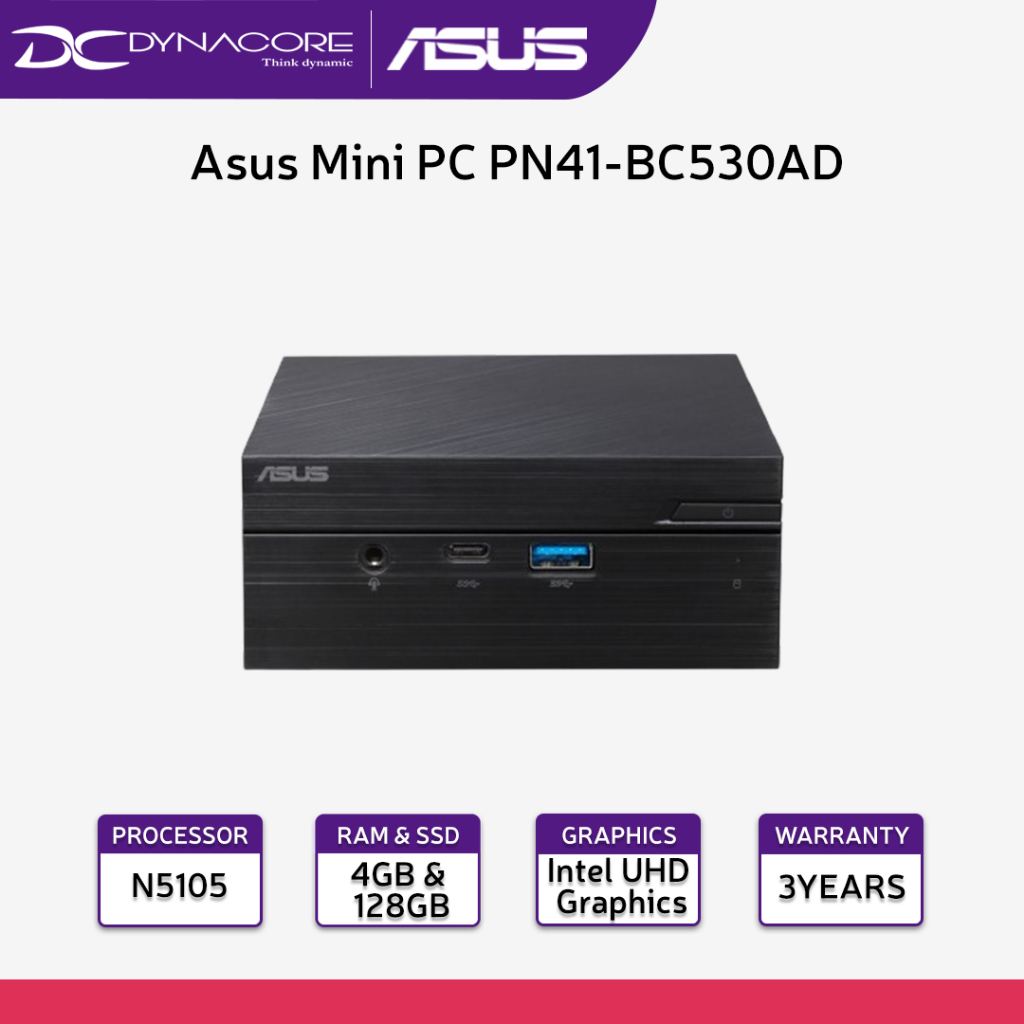ASUS MINI PC PN41BC530AD Mini PC Complete Set (Intel® Celeron® N5105