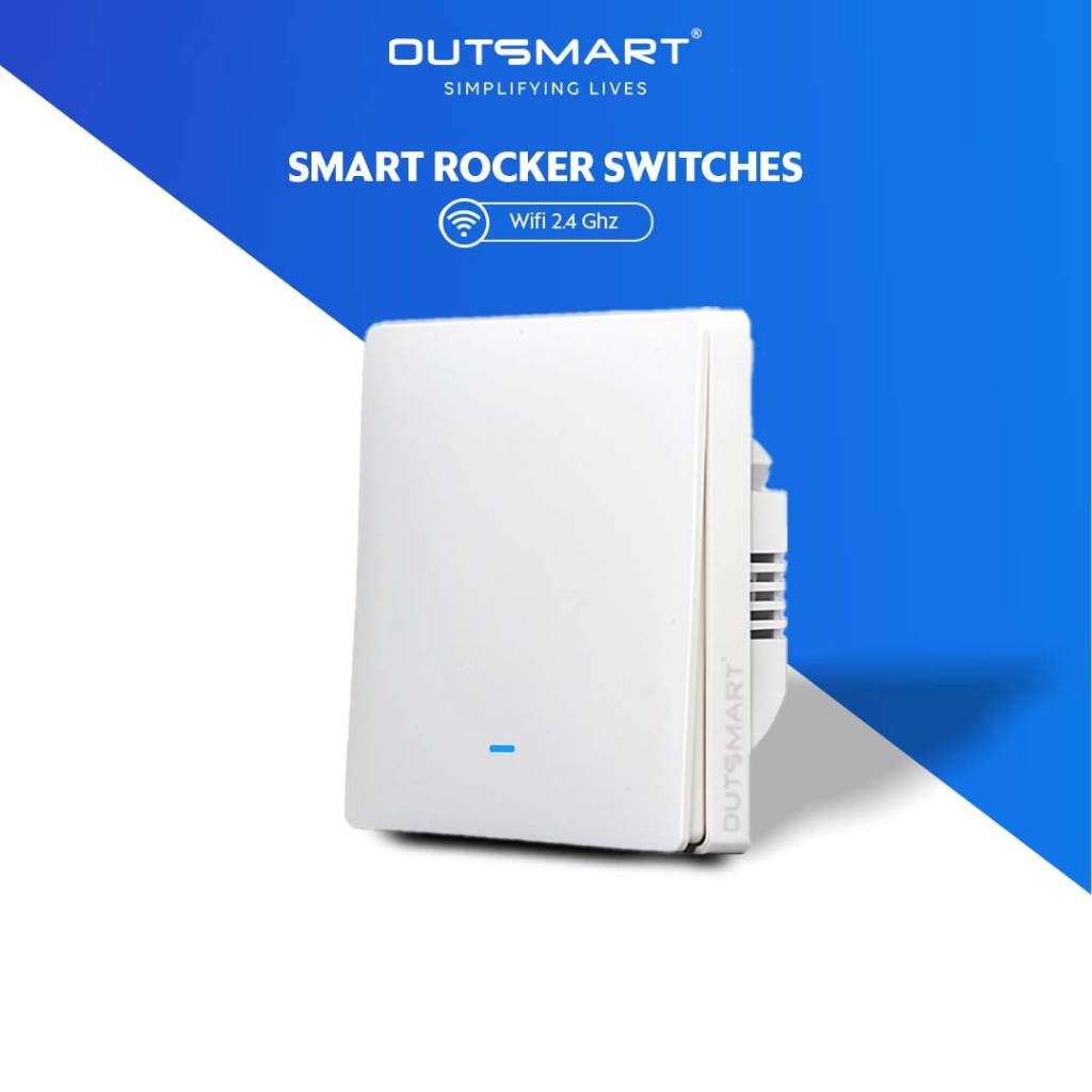 🇸🇬OUTSMART Wifi Smart wall Switch NO Neutral Fan & Light App Control