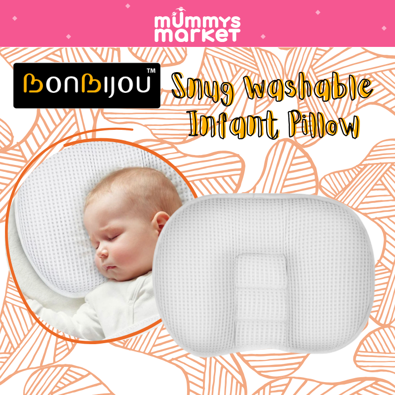 Bonbijou Snug Cool Safe Washable Infant Pillow Pillow Case Shopee Singapore