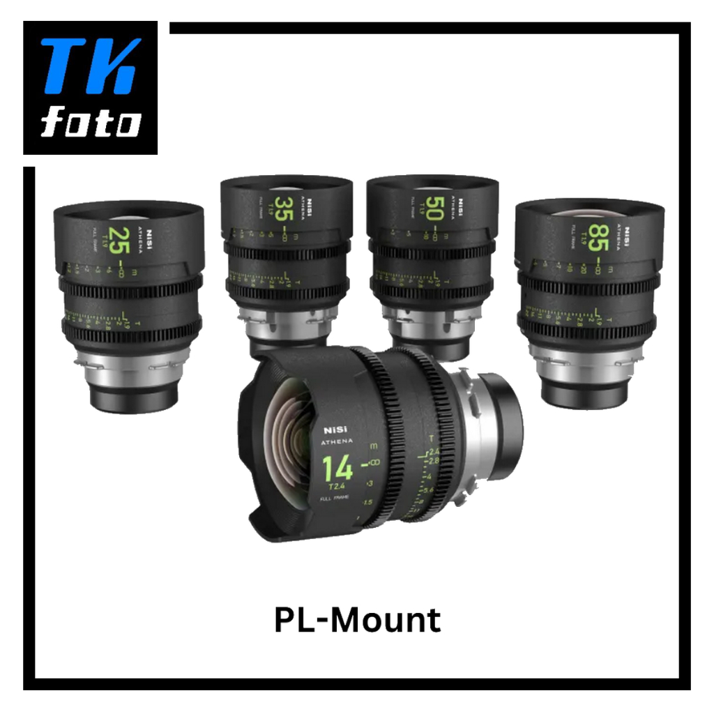 NiSi ATHENA PRIME Full Frame Cinema Lens Kit(14mm T2.4, 25mm T1.9