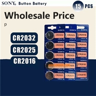 Sony CR2016 3V Lithium Button Cell Battery - Bulk