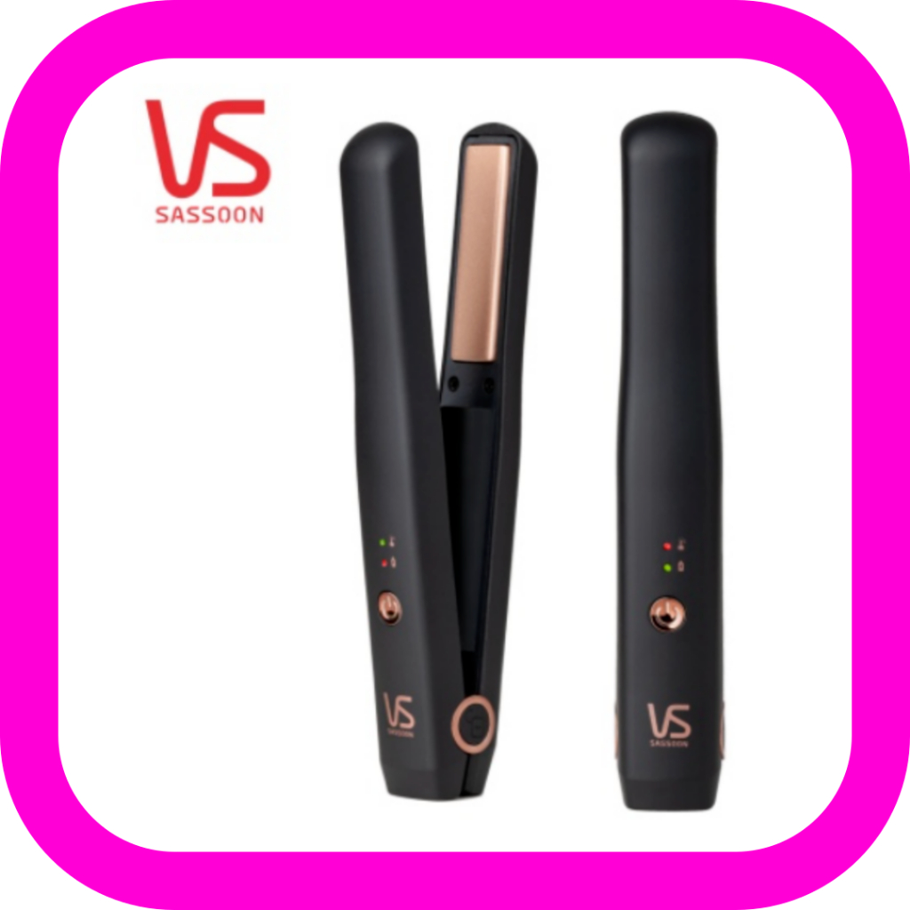 Vidal Sassoon Wireless Rechargeable Straightener VSCR310K Rechargeable Mini Hair Straightener Cordless Hair Straightener Wireless Flat Iron for Hair Shopee Singapore