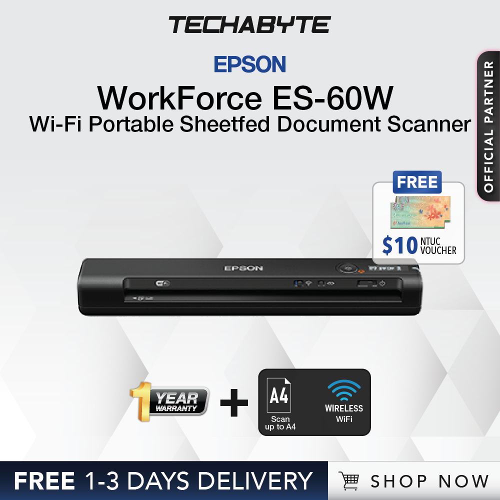 WorkForce ES-60W Wireless Portable Document Scanner, Products