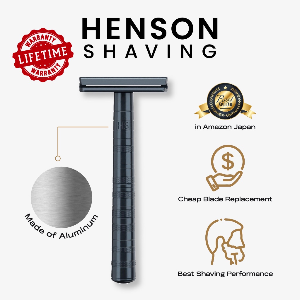 [LIMITED OFFER] HENSON AL 13 Aggressive Facial Razor Single Blade