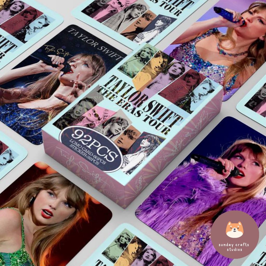 [SG] 🎵 92 PC/SET Taylor Swift LOMO Cards / 60 Photocards + 32 Stickers ...