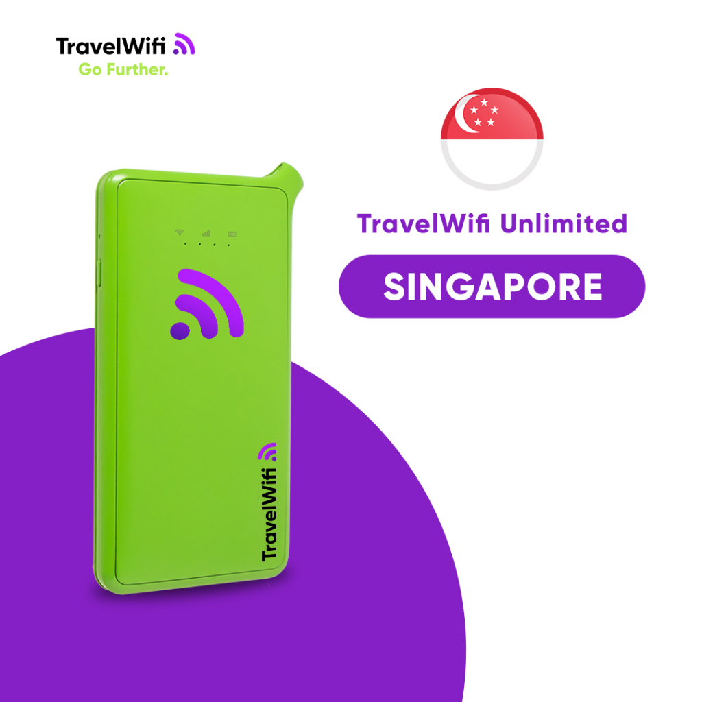 TravelWifi Singapore Unlimited Portable Mobile Hotspot Pocket Wifi
