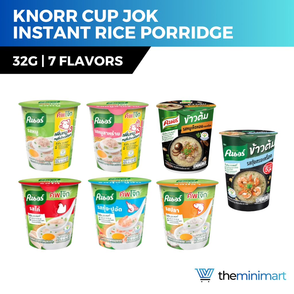 Knorr Cup Jok Instant Porridge Chicken Flavoured 35g (cup