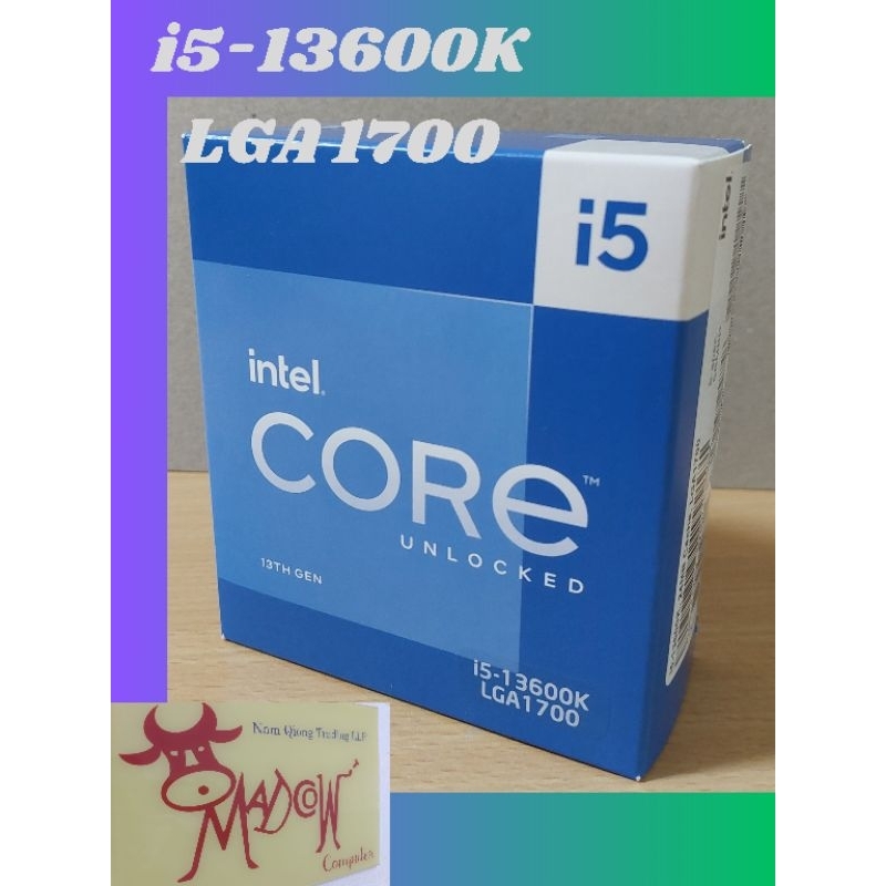 Intel Core i5-13600K 13th Gen Raptor Lake 24MB Cache, LGA 1700 