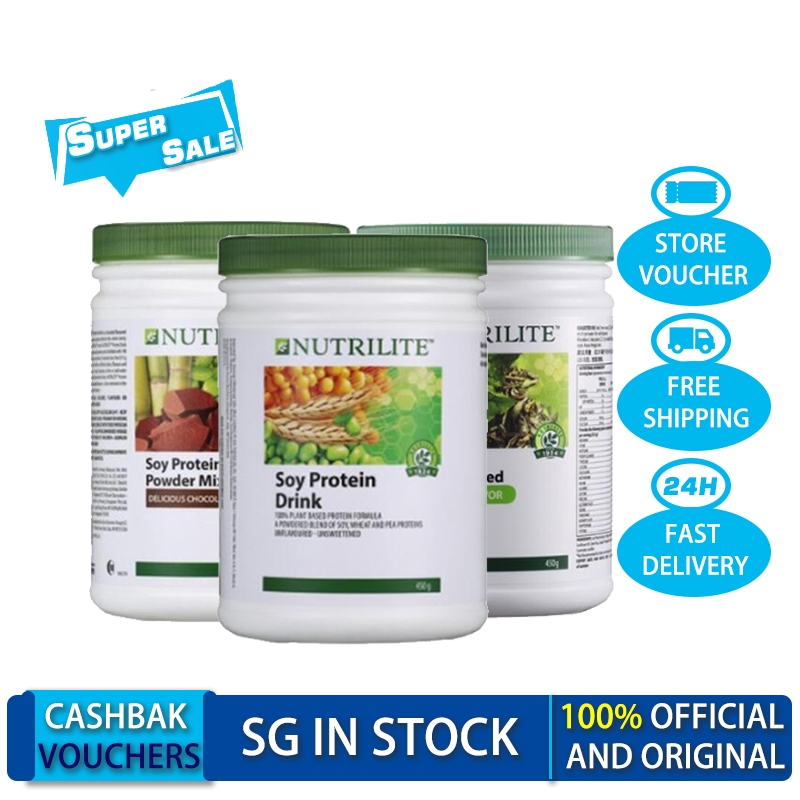 Stock in Singapore] AMWAY Nutrilite Soy Protein Drink | Shopee Singapore