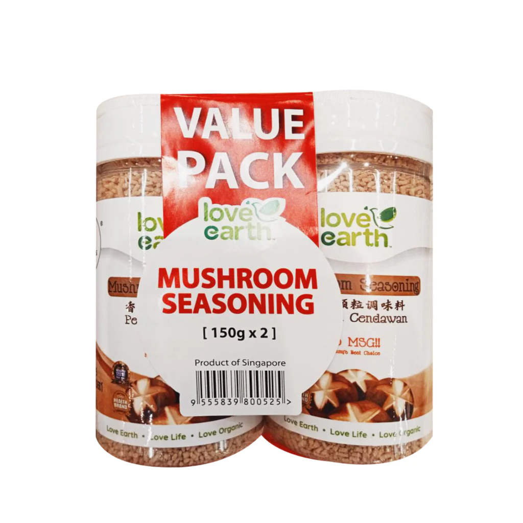 Love Earth Mushroom Seasoning Twin Pack 300g (2 x 150g) Shopee Singapore