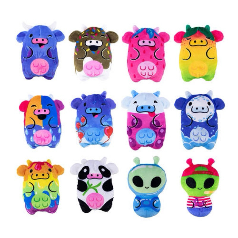 【Authentic • Instock】Cows Vs Aliens 4” Beans Series Plush Soft Toy ...