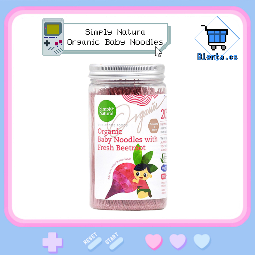Simply Natural Organic Baby Noodles Sweet Potato/Beetroot/Pumpkin