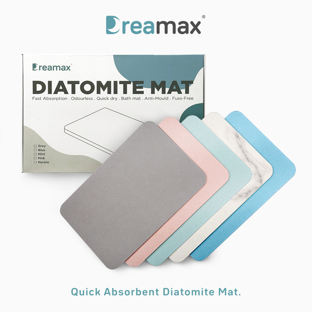 DREAMAX DIATOMITE Absorbent Mats Highly absorbent bath mat / Bath Mat