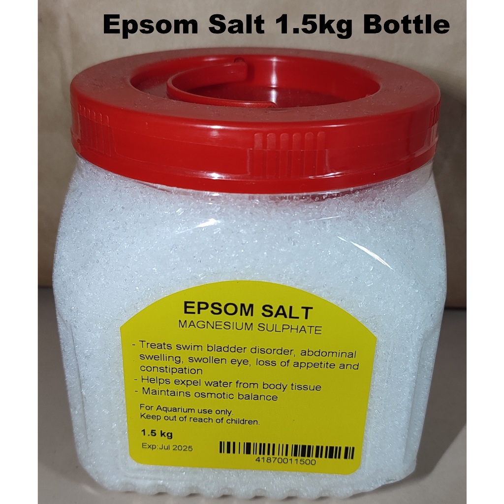 Epsom salt 1.5kg/1.8kg Economical Pack (For Aquarium) Shopee Singapore