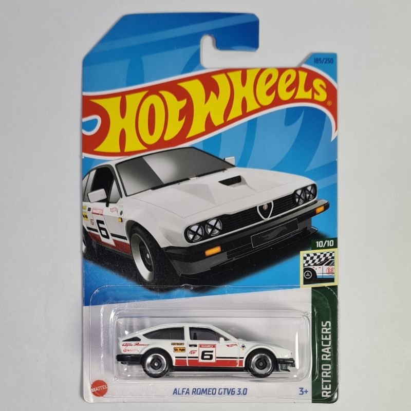 Hot Wheels Alfa Romeo GTV6 3.0 - White (2023) | Shopee Singapore