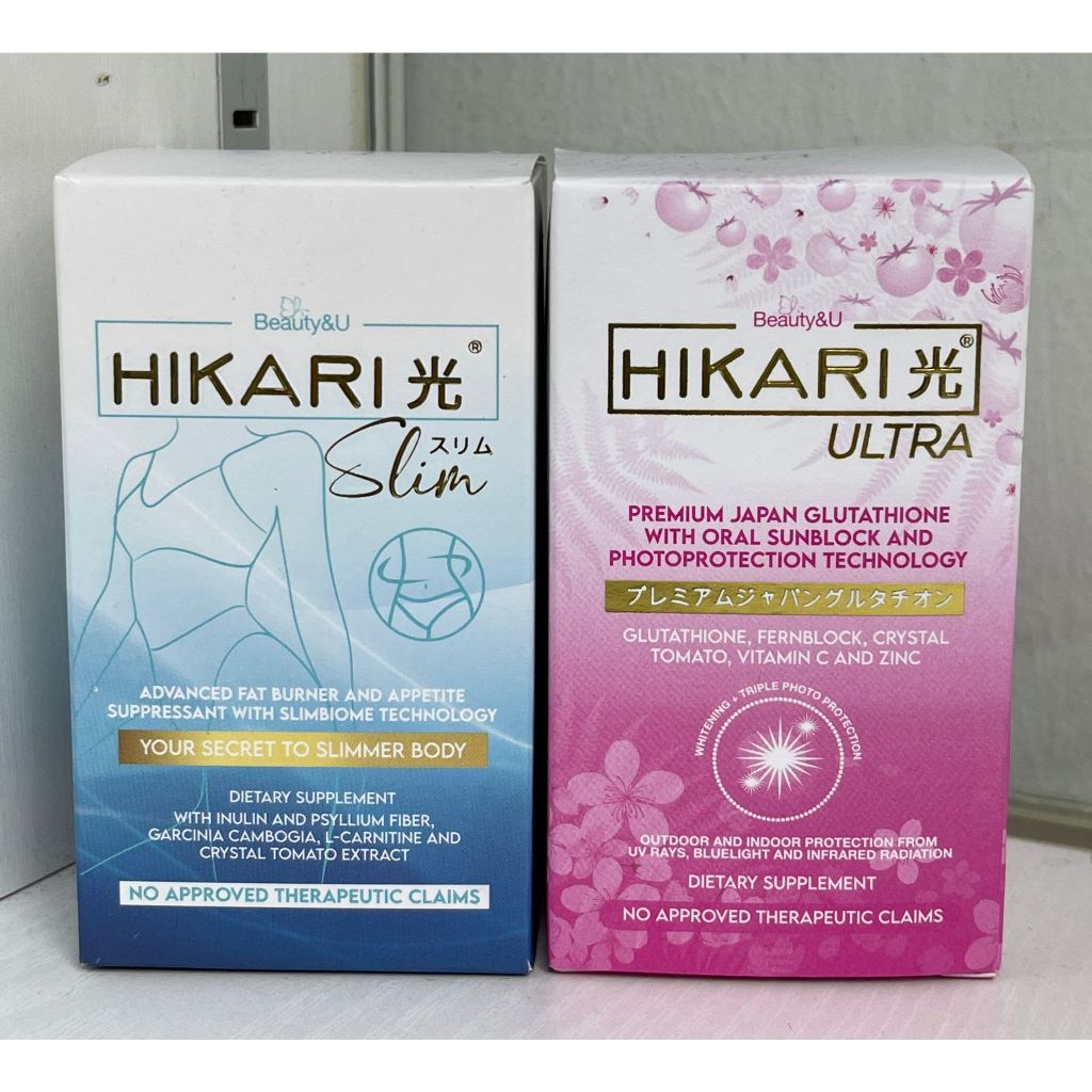 hikari glutathione Hikari Gluta Ultra (Pink) l Hikari Slim (Blue)