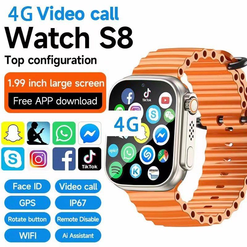 Mobile watch 4g with whatsapp online