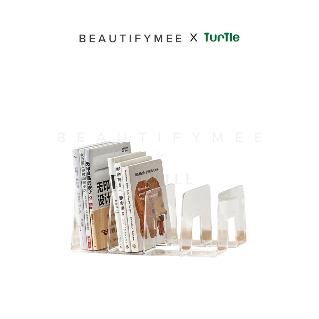 [ BEAUTIFYMEE x TURTLE ] Acrylic Book Display Stand Portable Book