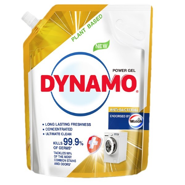 Dynamo Laundry Liquid Detergent Anti Bacterial Refill Pack 3kg Shopee