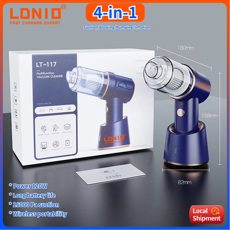 SG Stock 4in1 Vacuum Cleaner USB Mini Handheld Vacuum Small Vacuum For Home/Car Wet And Dry