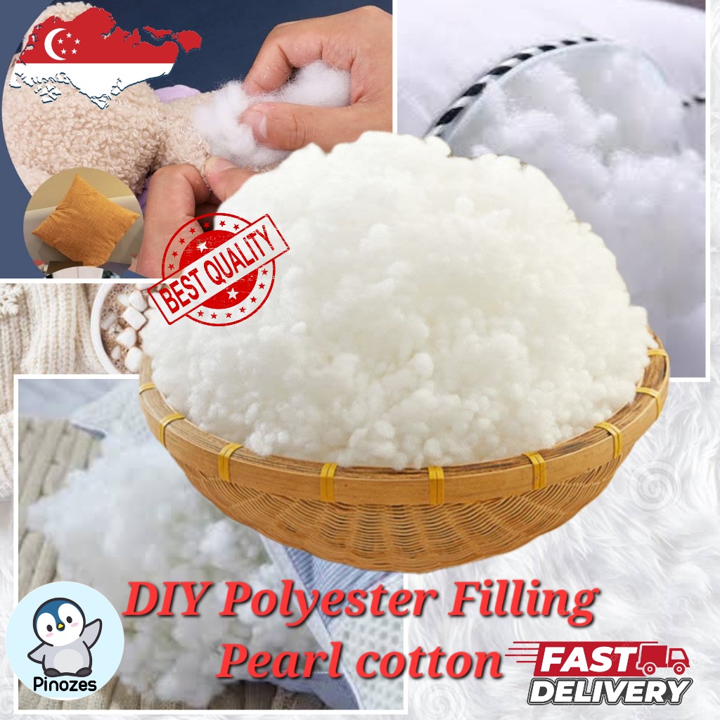 [SG Seller] HIGH QUALITY Polyester Pearl Cotton Stuffing for Pillow