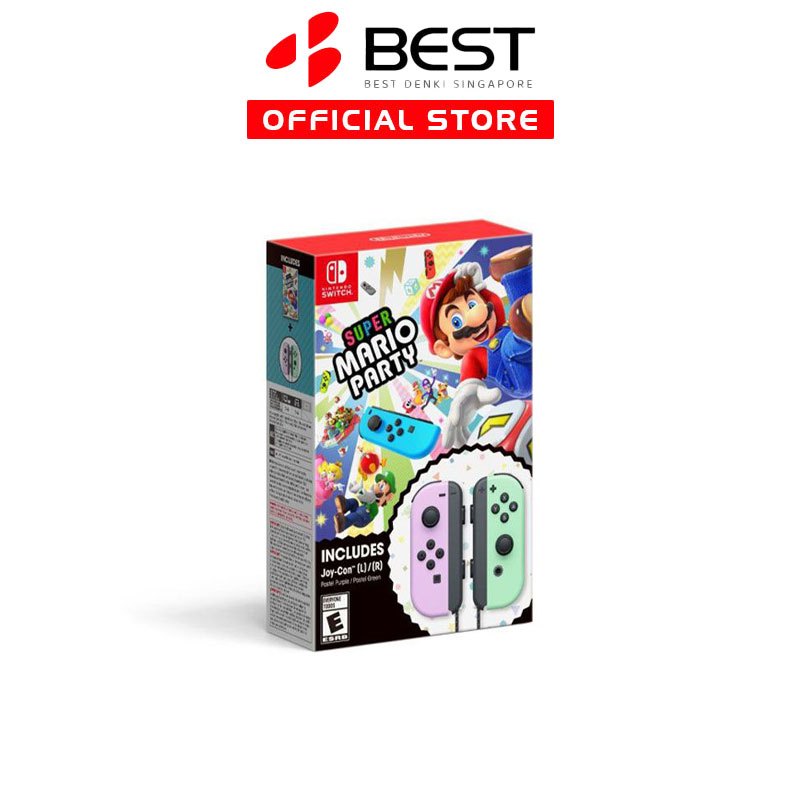 Nintendo Switch Joy-Con Mario Party Game Super Mario Party + Red