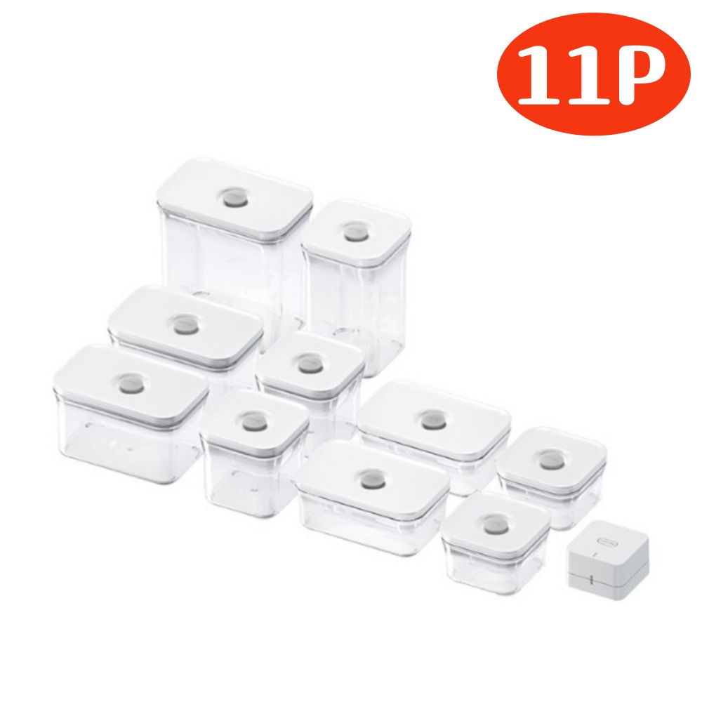 [VAKUEN] 11-piece BEST package premium vacuum food storage container ...