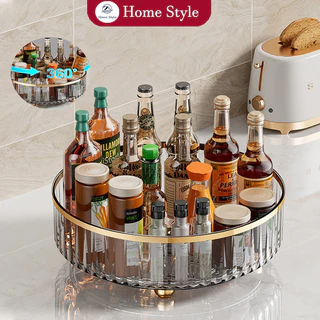 1pc Multifunctional Rotating Storage Box For Organizing Kitchen